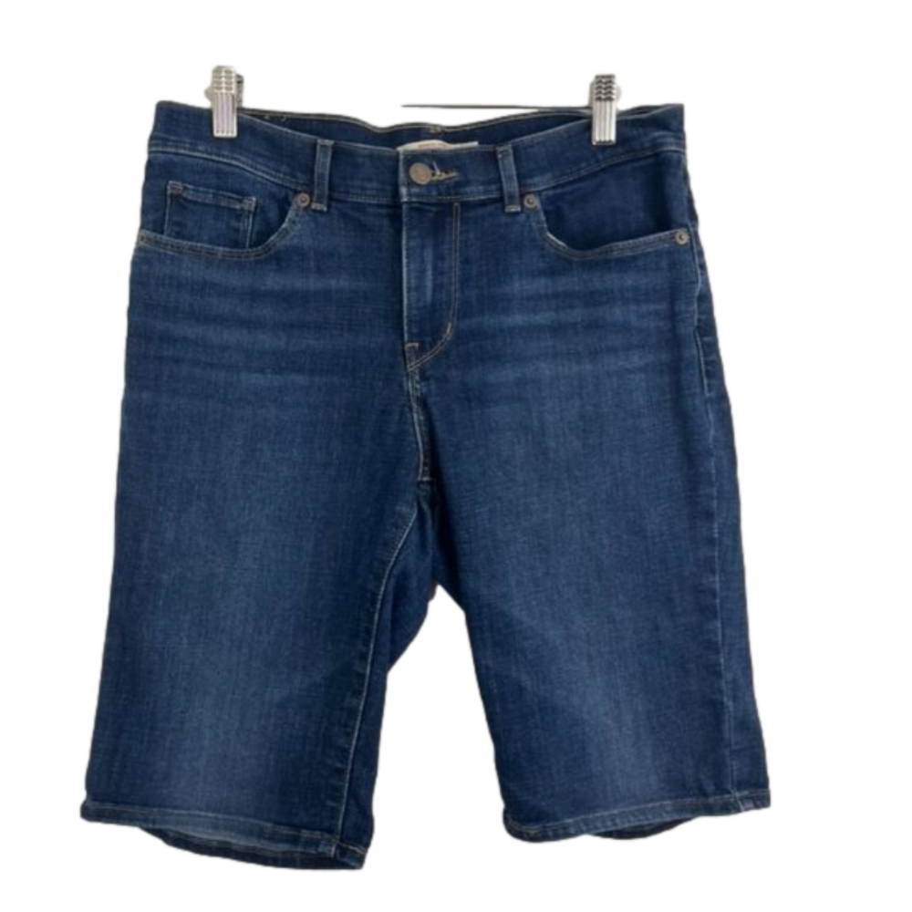 Levis Red Tab Dark Denim Bermuda Shorts